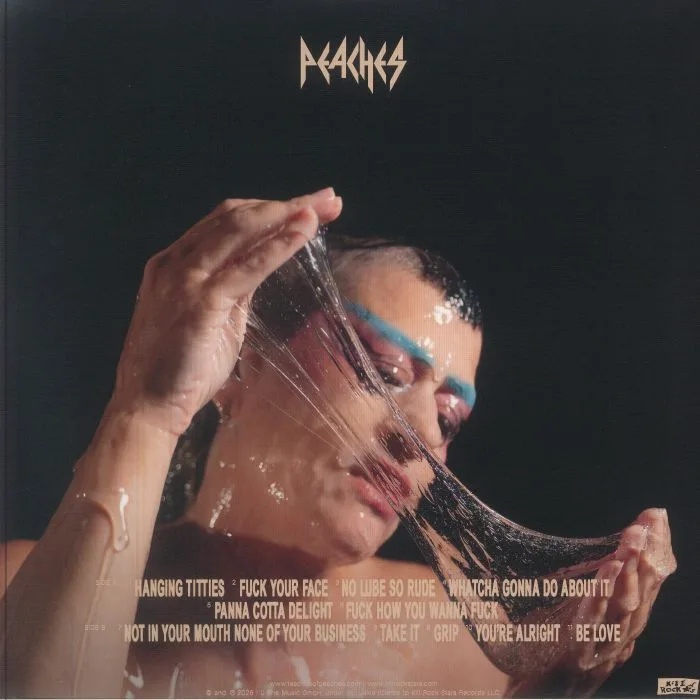 Back cover — PEACHES — No Lube So Rude