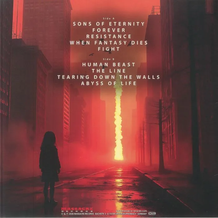 Back cover — SONS OF ETERNITY — Human Beast
