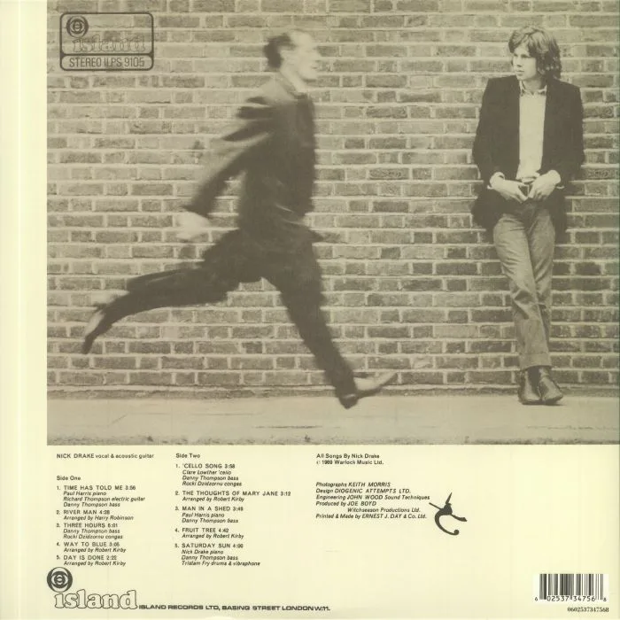 Back cover — Nick DRAKE — Five Leaves Left