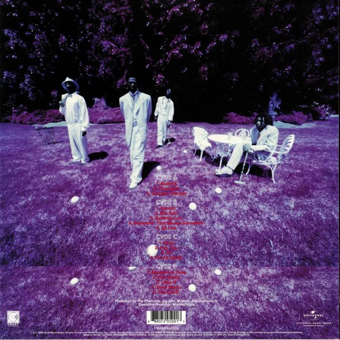 Обратная сторона обложки — The PHARCYDE — Labcabincalifornia (reissue)