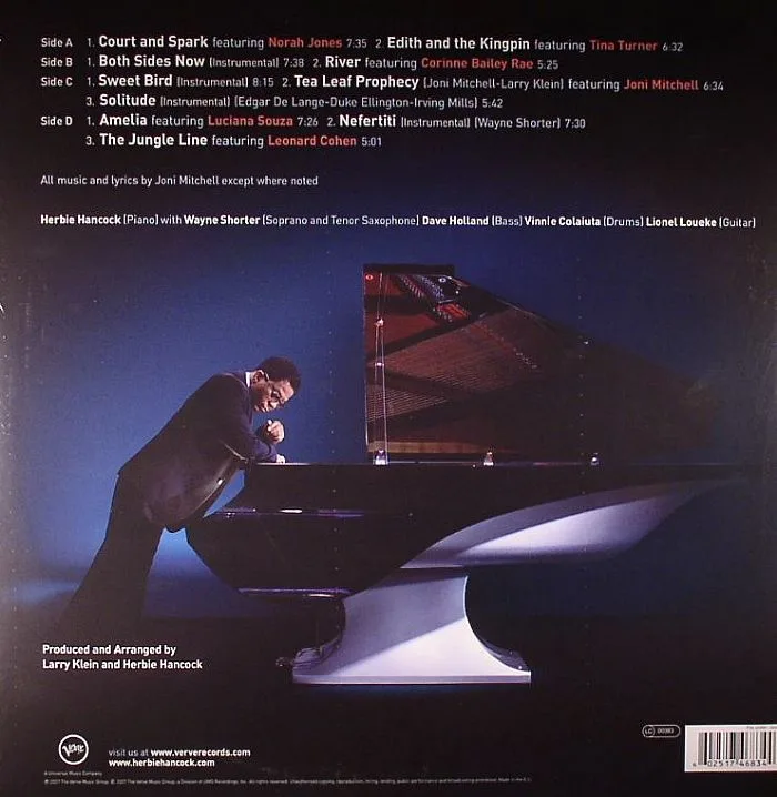 Back cover — Herbie HANCOCK — River: The Joni Letters