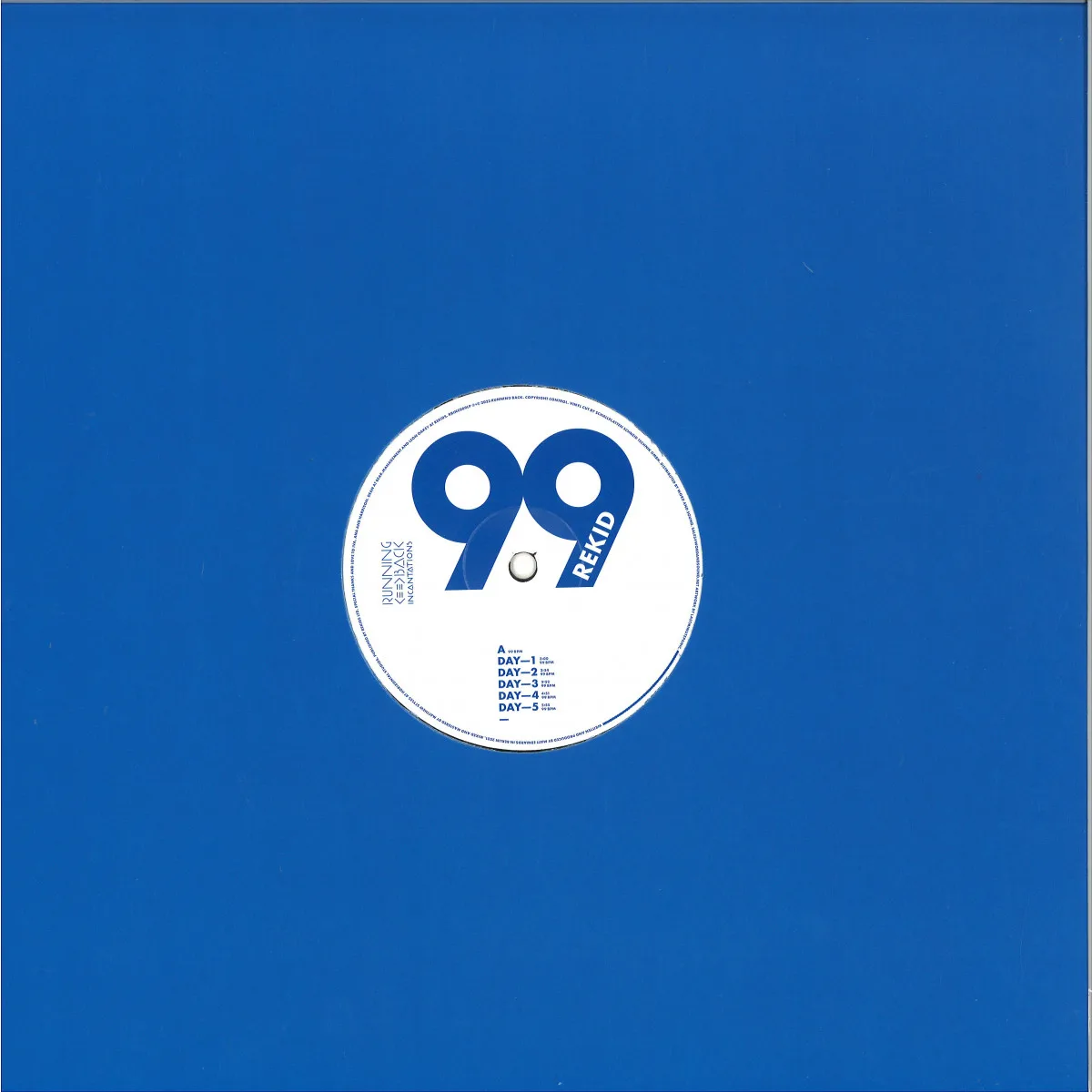 Обратная сторона обложки — Rekid — 99 LP
