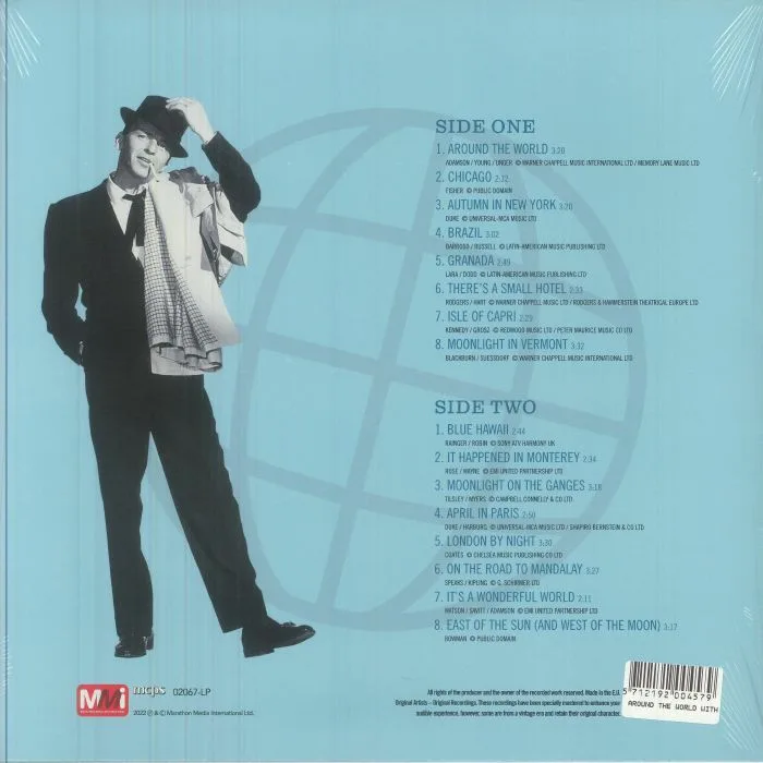Back cover — Frank SINATRA — Around The World With Frank (reissue)