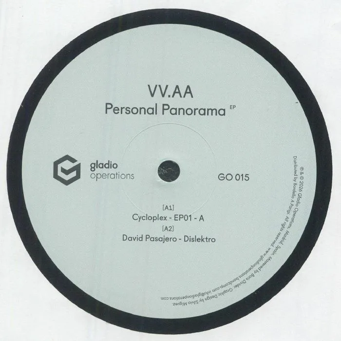 Лицевая сторона обложки — CYCLOPLEX / DAVID PASAJERO / DARK VEKTOR / SLIT OBSERVERS / INTERGALACTIC NOIZE COMMANDER / ELEKTROTECHNIK — Personal Panorama EP