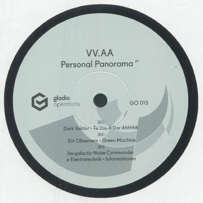 Обратная сторона обложки — CYCLOPLEX / DAVID PASAJERO / DARK VEKTOR / SLIT OBSERVERS / INTERGALACTIC NOIZE COMMANDER / ELEKTROTECHNIK — Personal Panorama EP