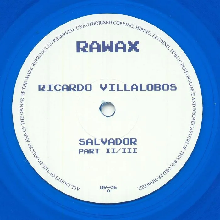 Лицевая сторона обложки — Ricardo VILLALOBOS — Salvador Part II / III