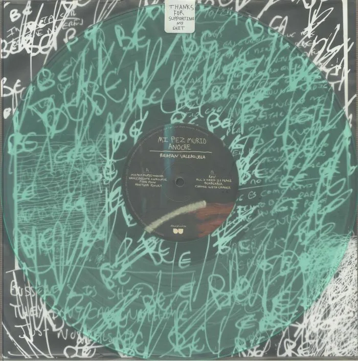 Back cover — Brayan VALENZUELA — Mi Pez Murio Anoche (B-STOCK)