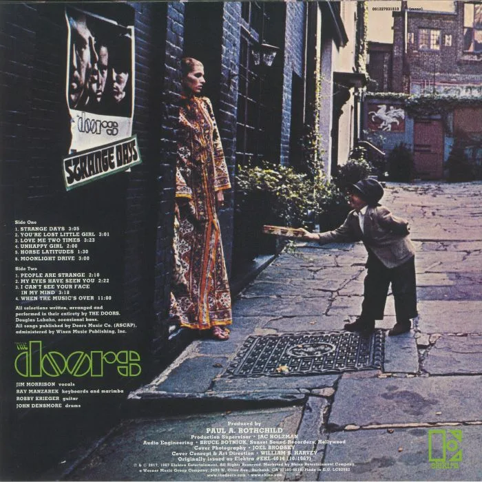 Back cover — The DOORS — Strange Days: 50th Anniversary Deluxe Edition (remastered)