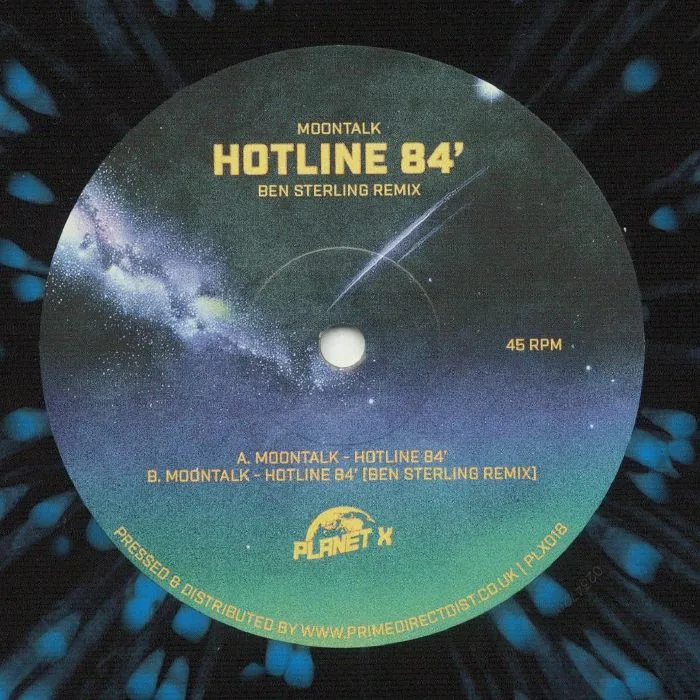 Лицевая сторона обложки — MOONTALK — Hotline 84'
