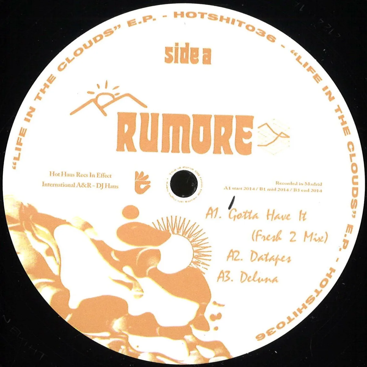 Лицевая сторона обложки — Rumore — Life In The Cloud Ep