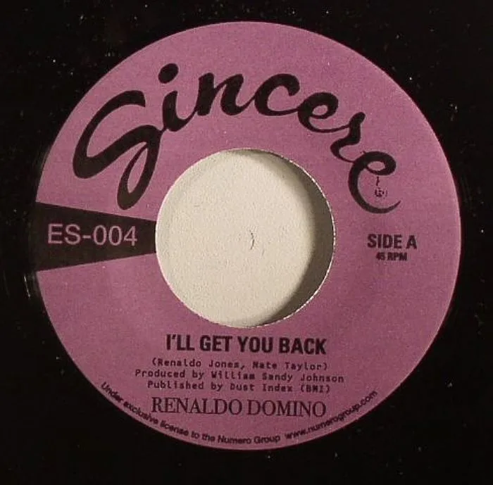 Renaldo DOMINO — I'll Get You Back