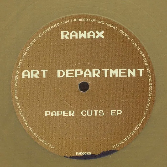 Лицевая сторона обложки — ART DEPARTMENT — Paper Cuts EP