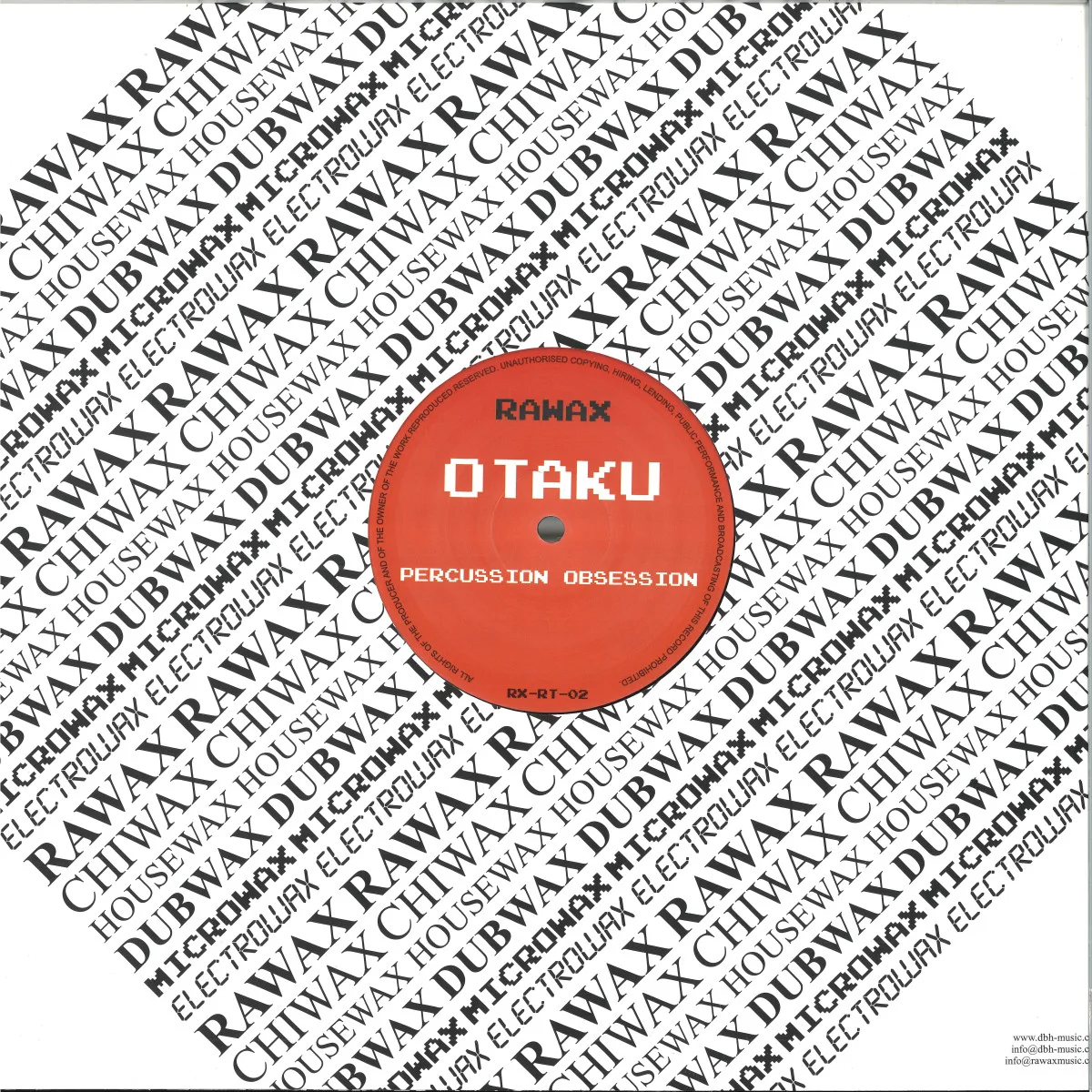 Лицевая сторона обложки — Otaku — PERCUSSION OBSESSIONS