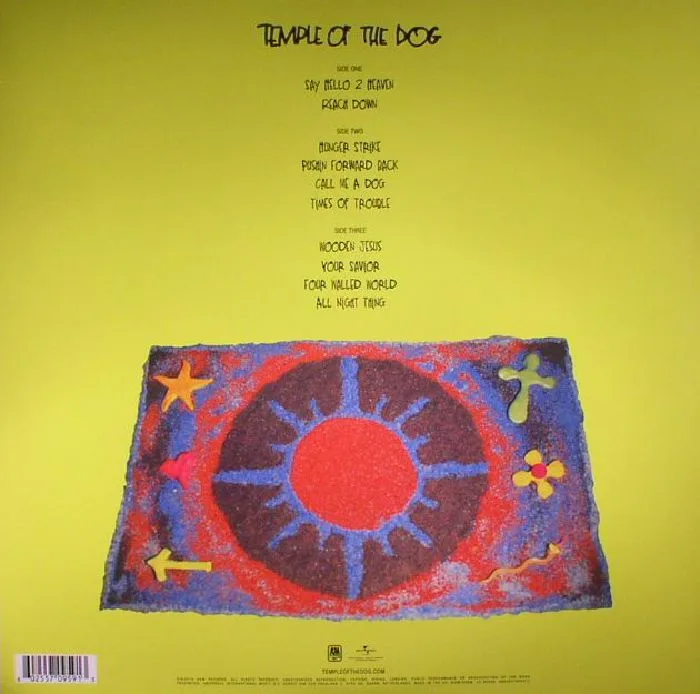 Обратная сторона обложки — TEMPLE OF THE DOG — Temple Of The Dog (reissue)
