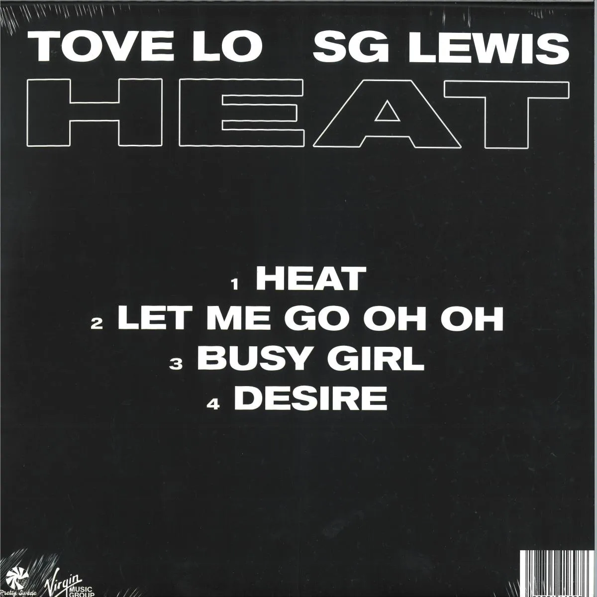 Back cover — Tove Lo&Sg Lewis — HEAT