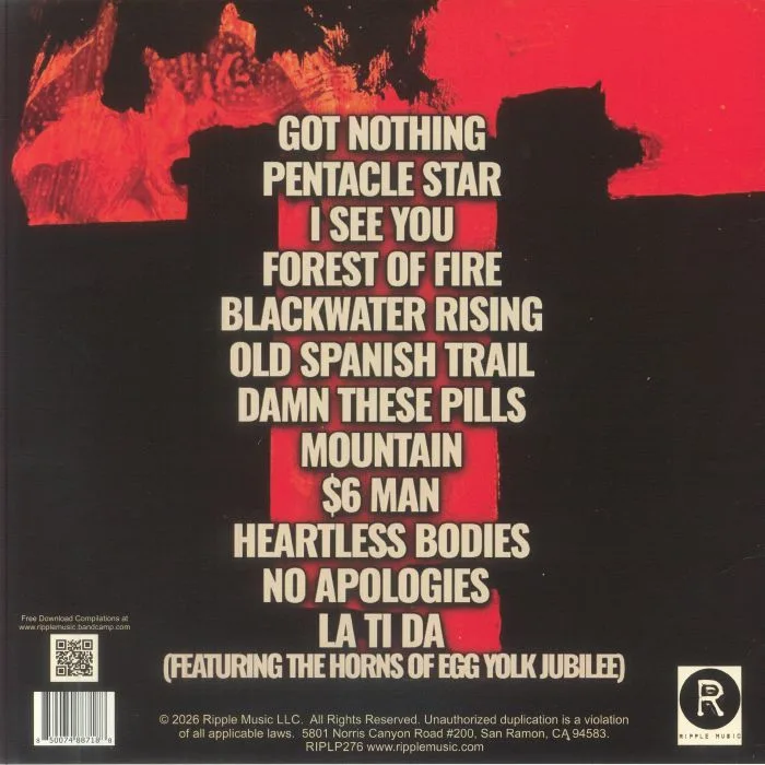 Back cover — SUPLECS — Hymns Under A Blood Moon Sky