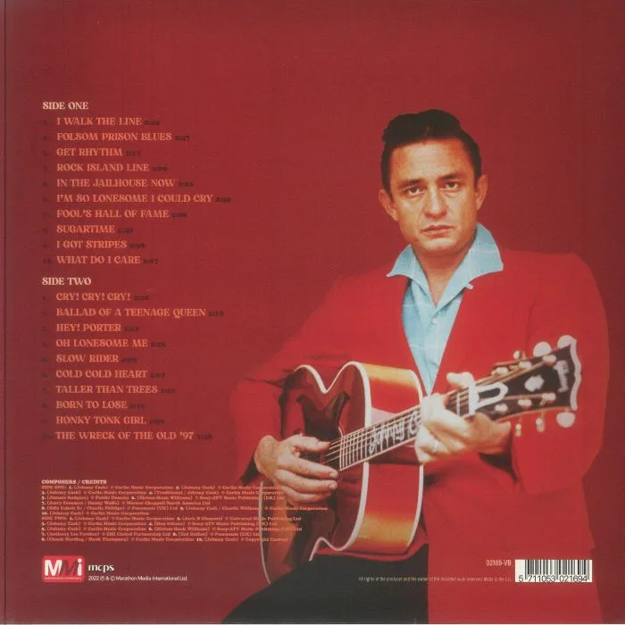 Обратная сторона обложки — Johnny CASH — Folsom Prison Blues (reissue)