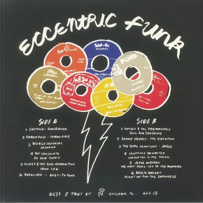 Back cover — VARIOUS — Eccentric Funk
