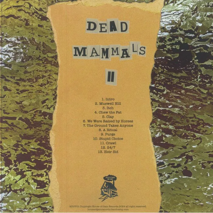 Обратная сторона обложки — DEAD MAMMALS — Dead Mammals II