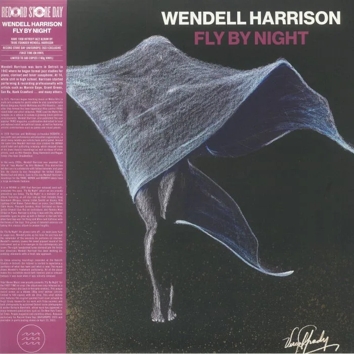 Лицевая сторона обложки — Wendell HARRISON — Fly By Night (Record Store Day RSD 2023)