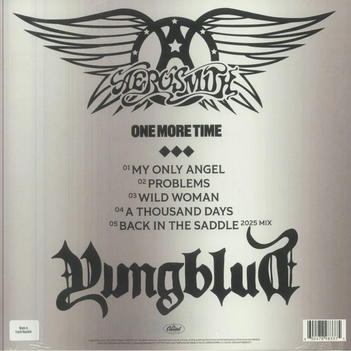 Back cover — AEROSMITH / YUNGBLUD — One More Time