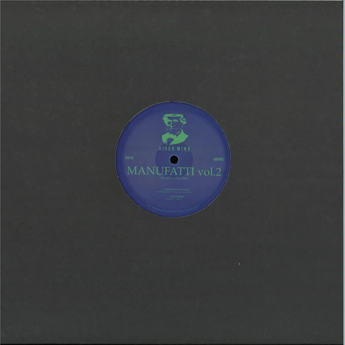 Обратная сторона обложки — Monsieur Van Pratt / Discogram — Manufatti Vol 2