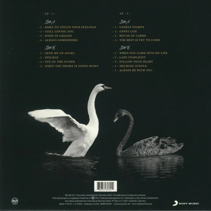 Back cover — SCORPIONS — Born To Touch Your Feelings: Best Of Rock Ballads