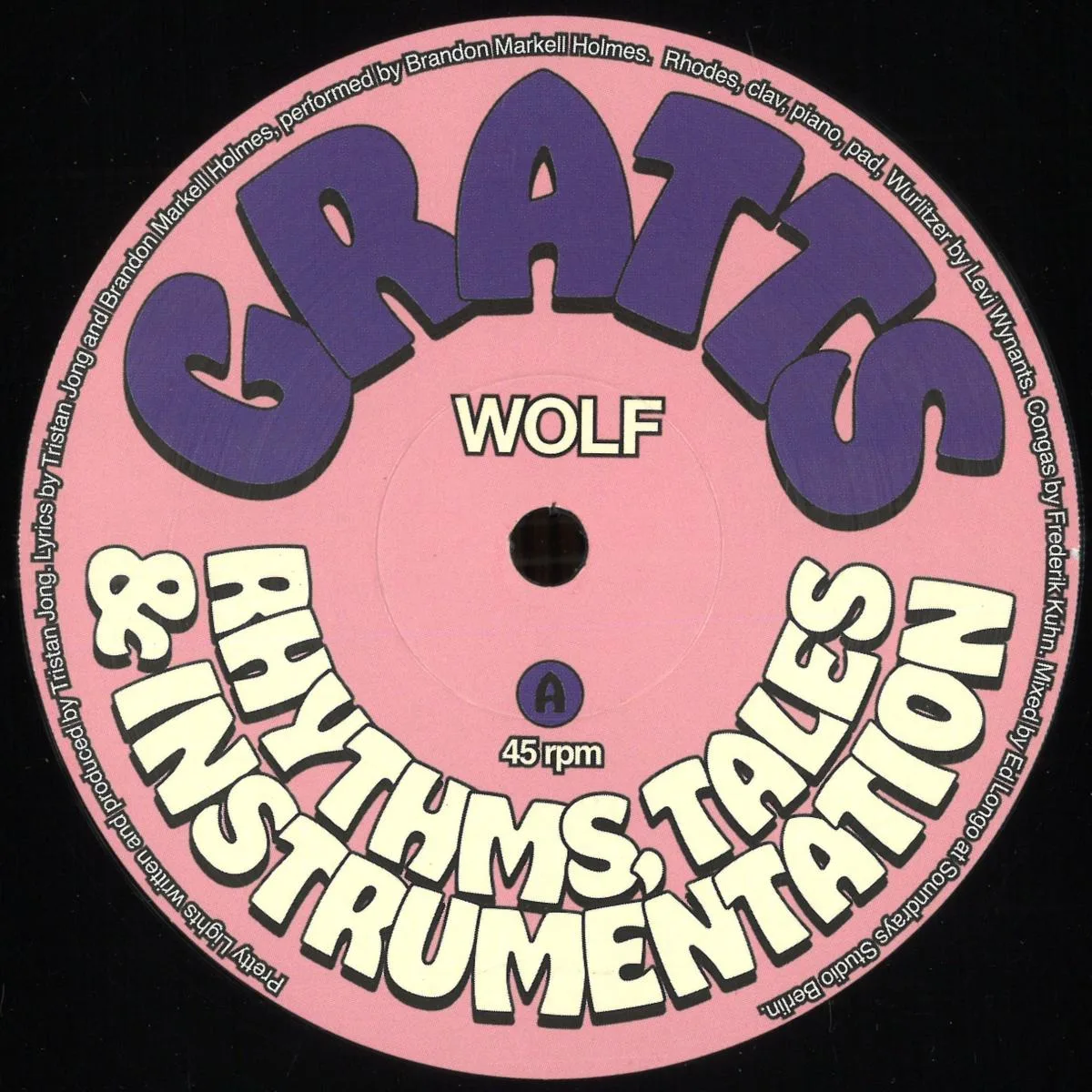 Front cover — Gratts — Rhythms, Tales & Instrumentation
