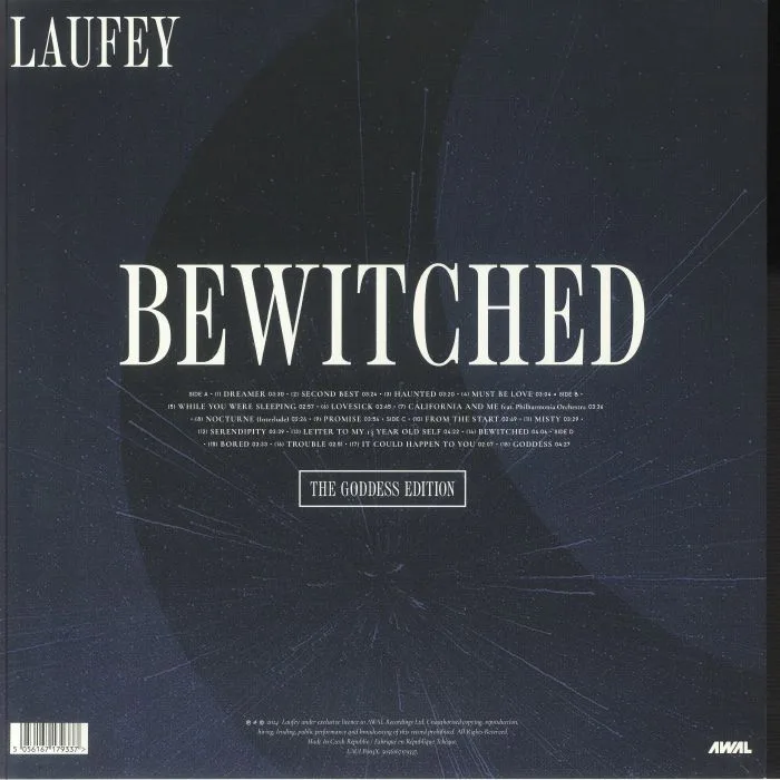 Обратная сторона обложки — LAUFEY — Bewitched (The Goddess Edition)