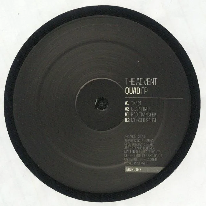 Обратная сторона обложки — The ADVENT — Quad EP