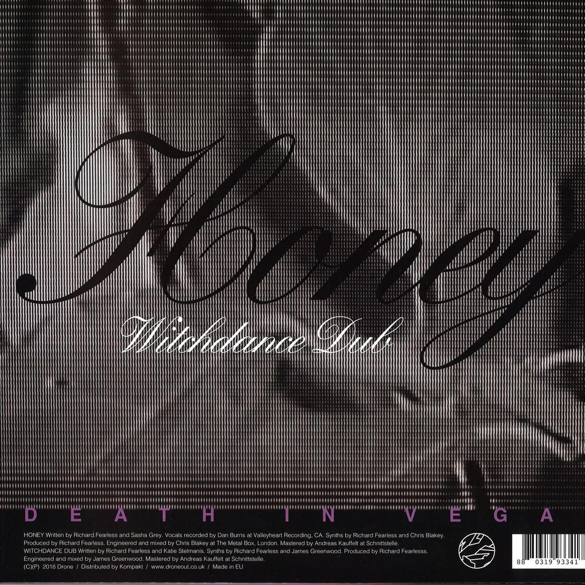 Back cover — Death In Vegas — Honey