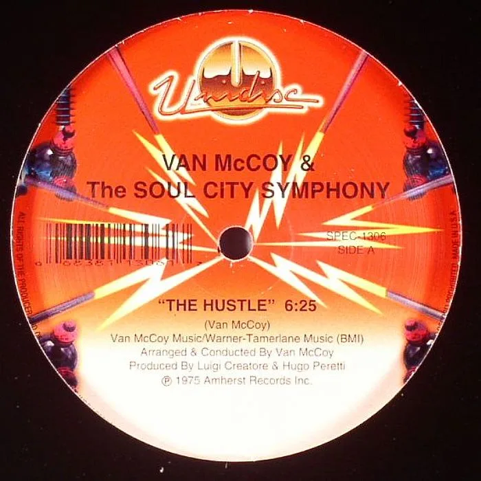 Лицевая сторона обложки — Van McCOY & THE SOUL CITY SYMPHONY — The Hustle
