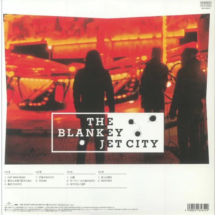 Back cover — BLANKEY JET CITY — Red Guitar & The Truth (2024 reissue)