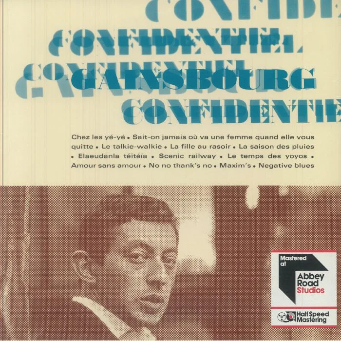Лицевая сторона обложки — Serge GAINSBOURG — Confidentiel (half speed remastered)