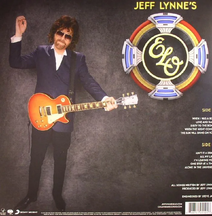 Back cover — JEFF LYNNE'S ELO — Alone In The Universe
