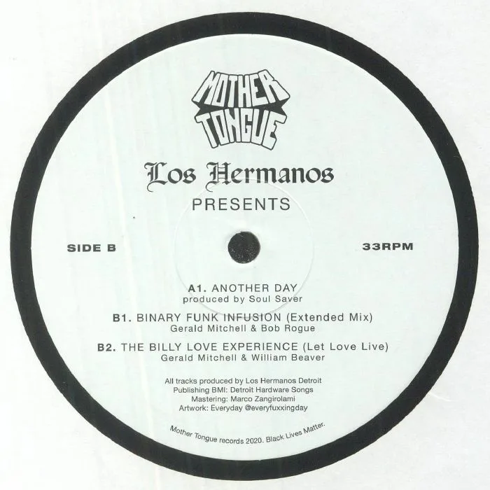 Обратная сторона обложки — LOS HERMANOS — Another Day