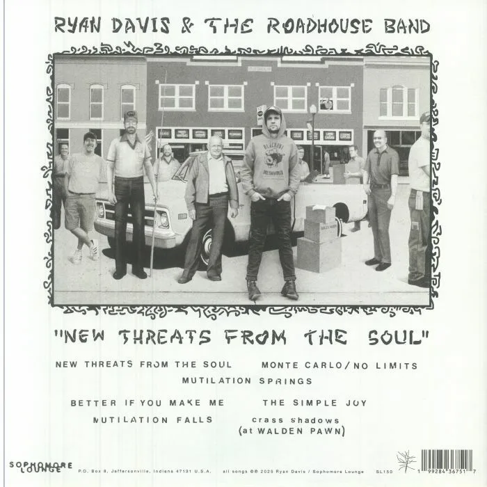 Обратная сторона обложки — Ryan DAVIS & THE ROADHOUSE BAND — New Threats From The Soul (B-STOCK)