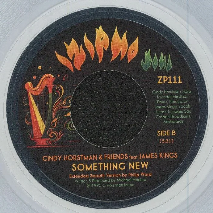 Back cover — Cindy HORSTMAN / VARIOUS feat JAMES KING — Something New