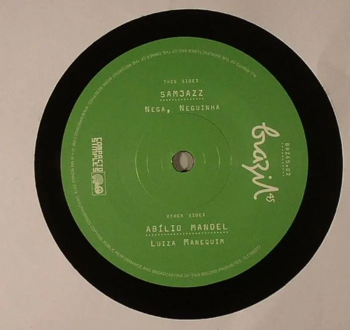 Front cover — SAMJAZZ / ABILIO MANOEL — Nega Neguinha