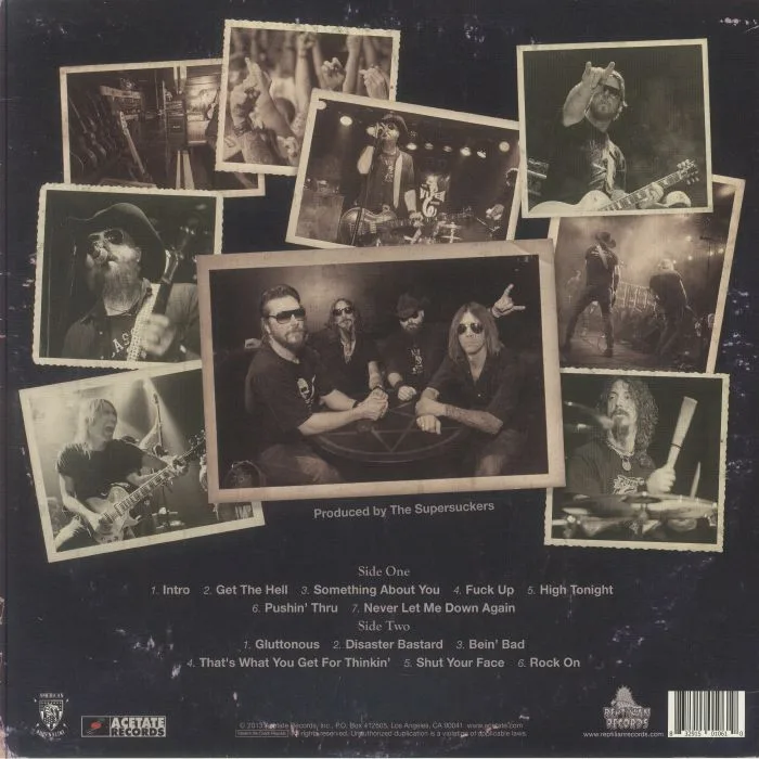 Back cover — SUPERSUCKERS — Get The Hell
