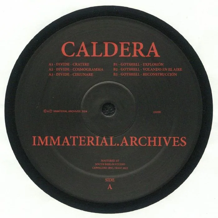 Front cover — DIVIDE / GOTSHELL — Caldera