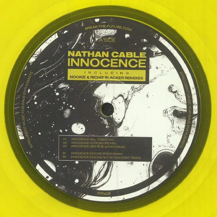 Лицевая сторона обложки — Nathan CABLE — Innocence (remixes)