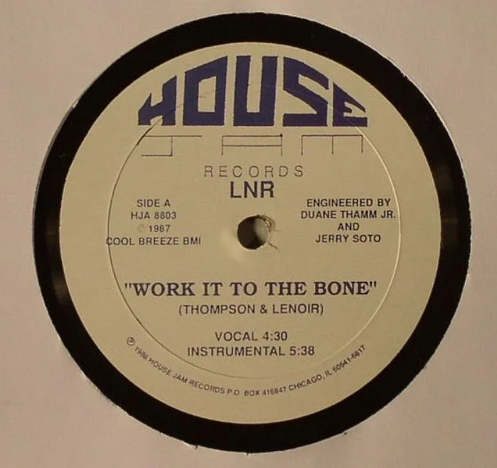 Лицевая сторона обложки — LNR — Work It To The Bone