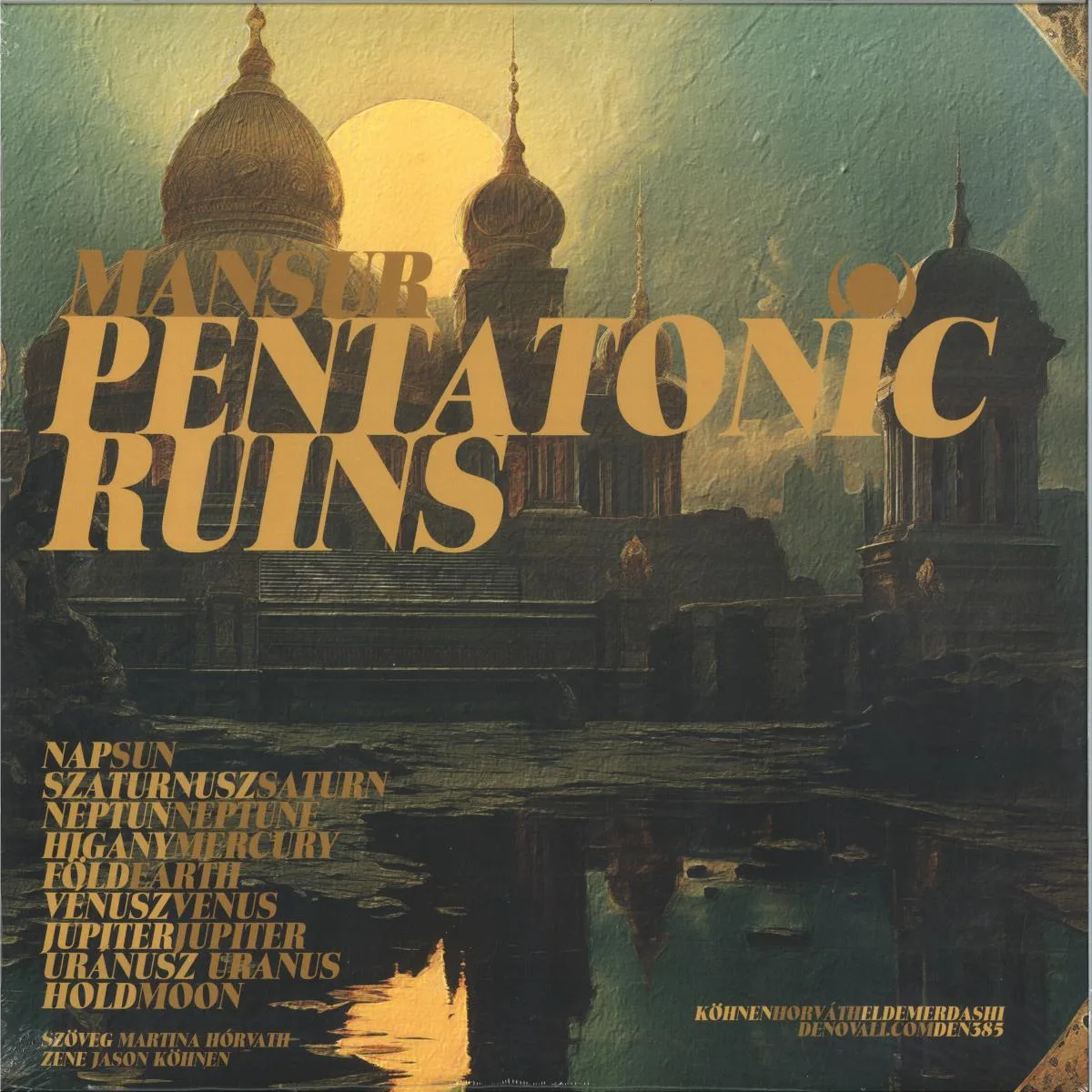Обратная сторона обложки — Mansur — Pentatonic Ruins LP