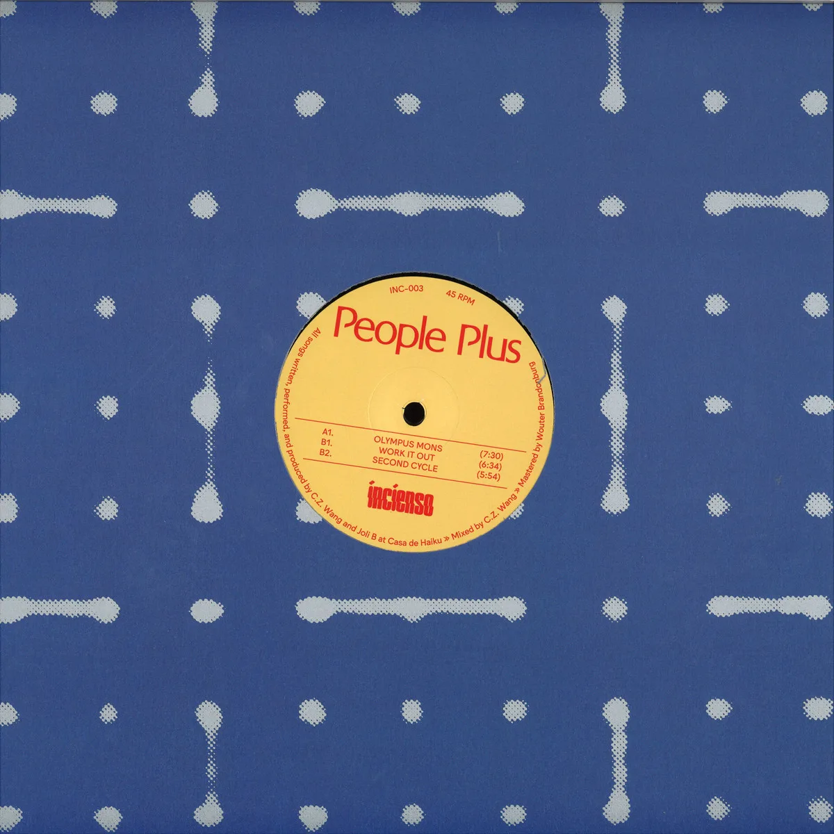 Back cover — People Plus — INC-003