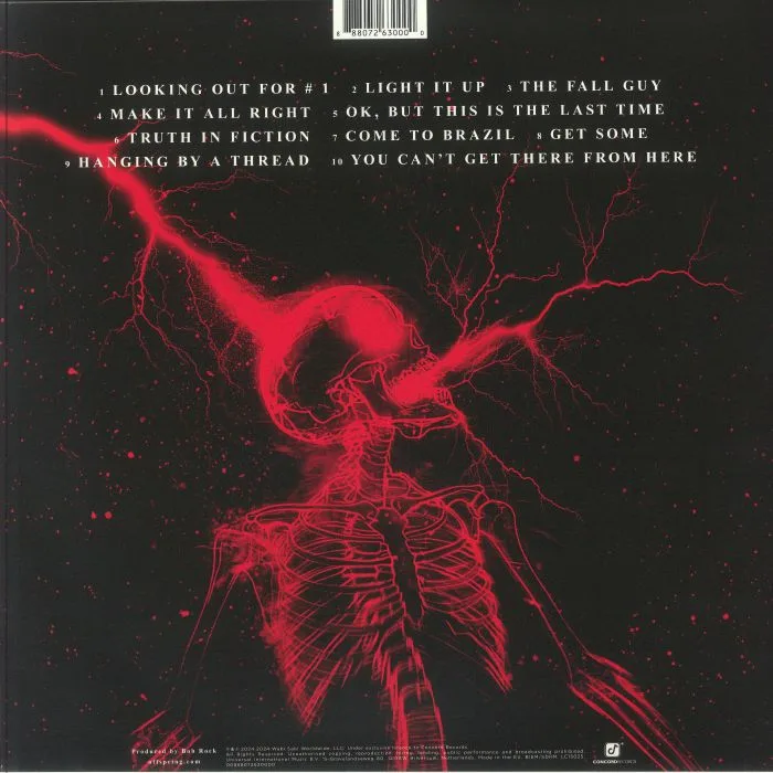 Back cover — The OFFSPRING — Supercharged