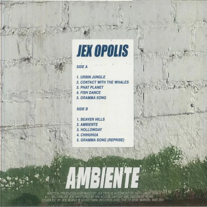 Back cover — JEX OPOLIS — Ambiente