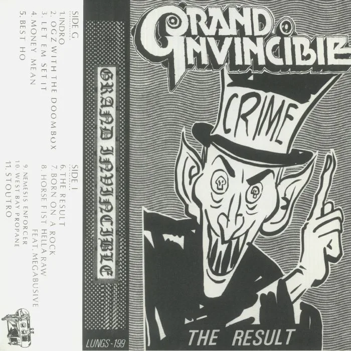 Обратная сторона обложки — GRAND INVINCIBLE — The Result