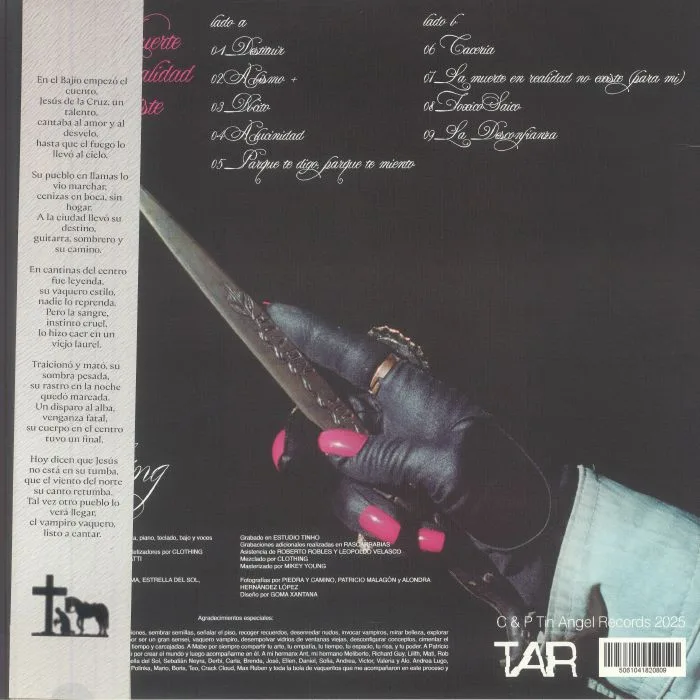 Back cover — CLOTHING — La Muerte En Realidad No Existe