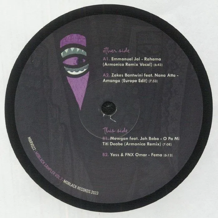 Back cover — Emmanuel JAL / ZAKES BANTWINI / MOWGAN / YAS / FNX OMAR — Moblack Sampler Vol 7